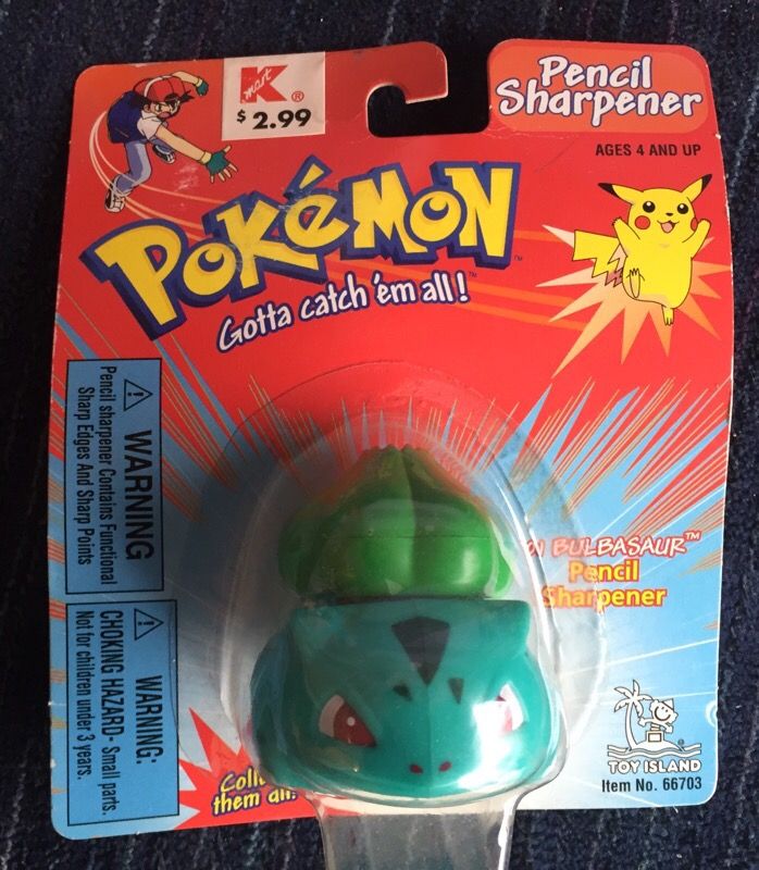 New Pokemon Bulbasaur pencil sharpener