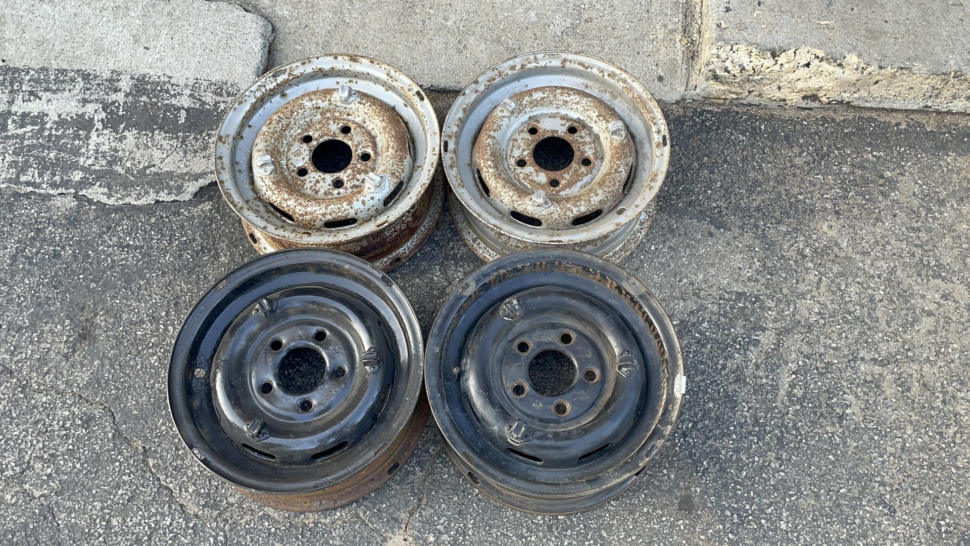 Mercedes 13-inch Steel Wheels 5 on 112mm