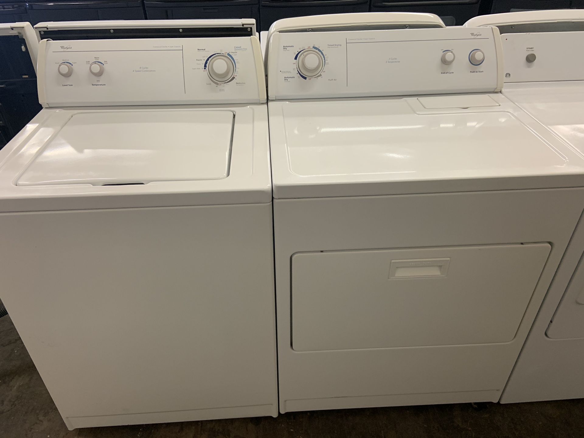 Washers and dryer sets