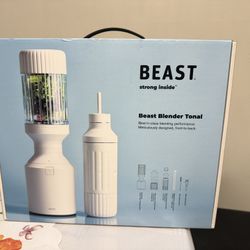 NEW Beast Blender Tonal w/Staineless Steel Bottle