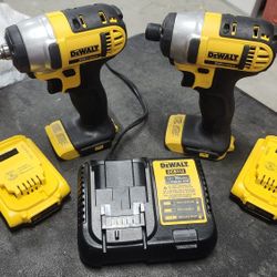 DEWALT 20V MAX Cordless Impact Wrench And Impact Driver