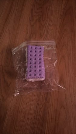 Purple Cookie-Shaped Squishy Toy