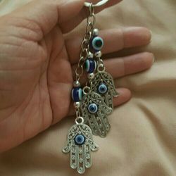 Evil eye Keyring Charm 