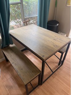 Dining Room Table with Bench Seating