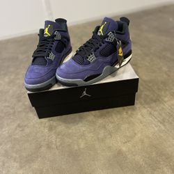 Jordan Retro 4 Laker Size 9.5