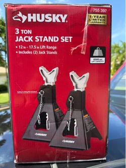 Husky 3 ton jack stands
