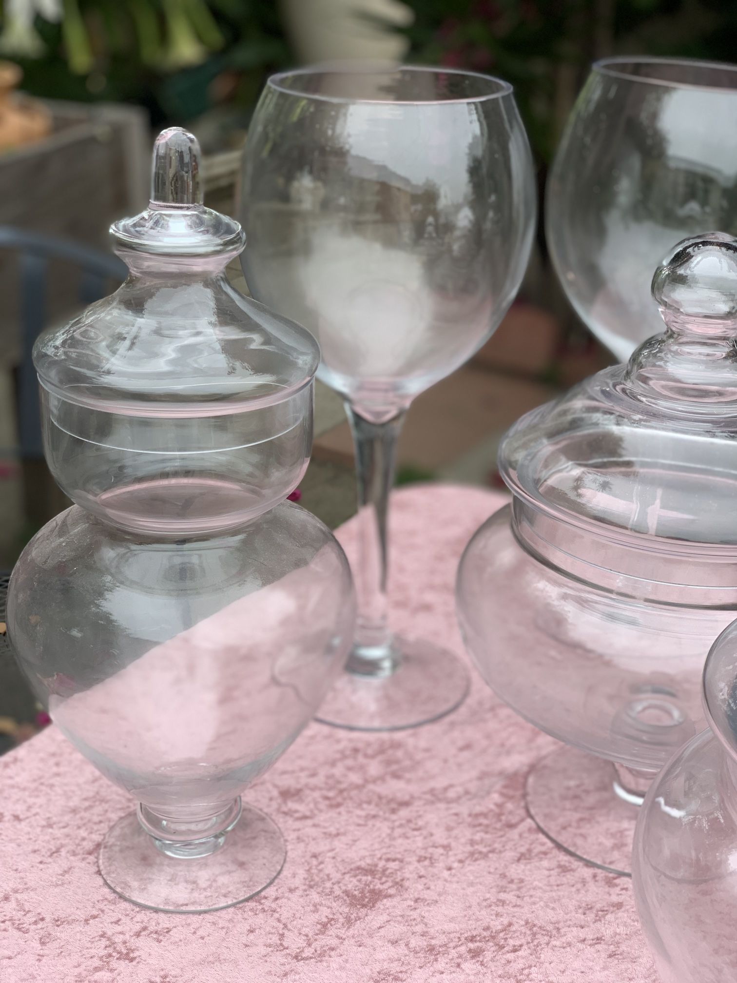 Candy Glass Jars, Candy Buffet, Glass Decor for Sale in Norwalk, CA OfferUp