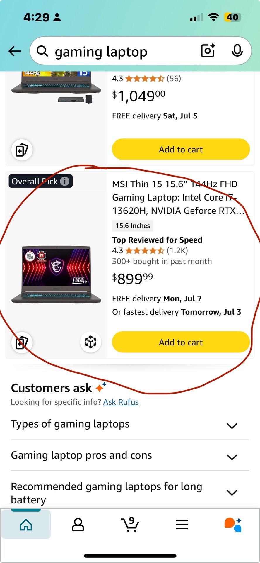 Gaming Laptop