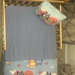 Toddler bed and mattress
