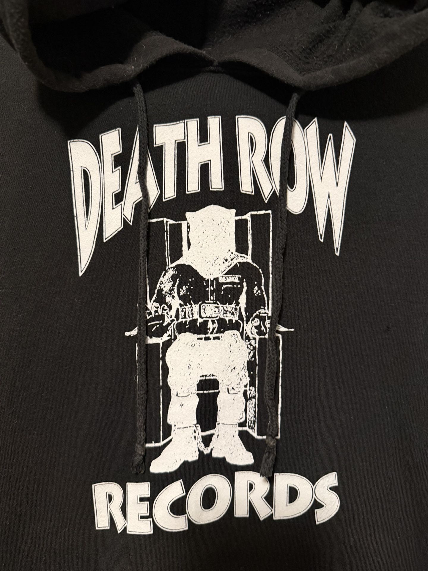 Death Row Records Black Hoodie (Size L)