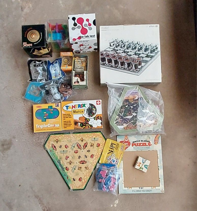 Lot Of Games Puzzles Brainteasers