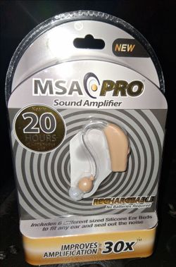 Sound Amplifier/Hearing Device(New)..$15