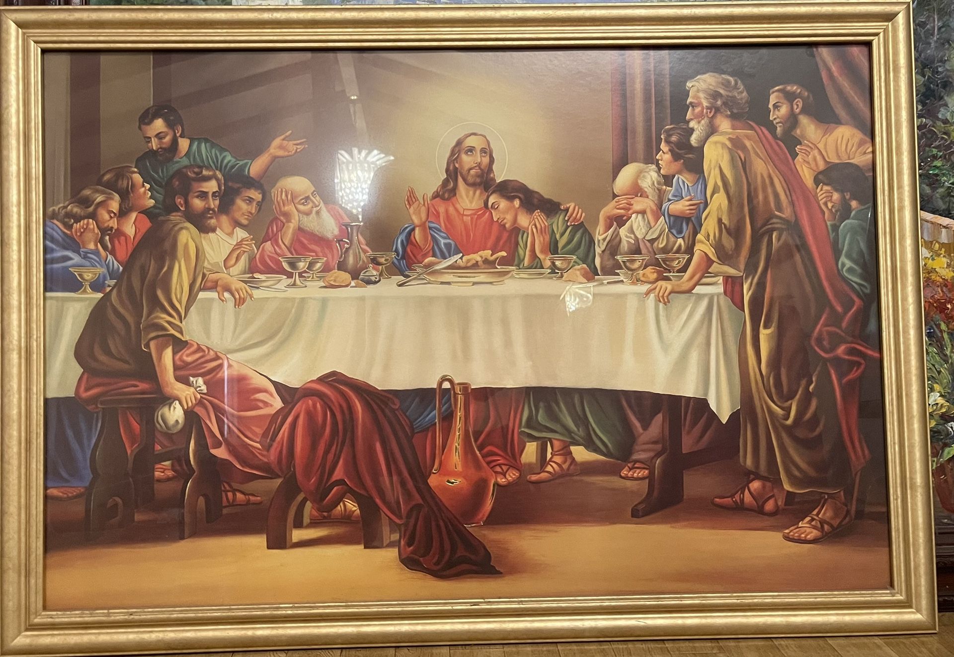 Vintage Painting Of The Last Supper