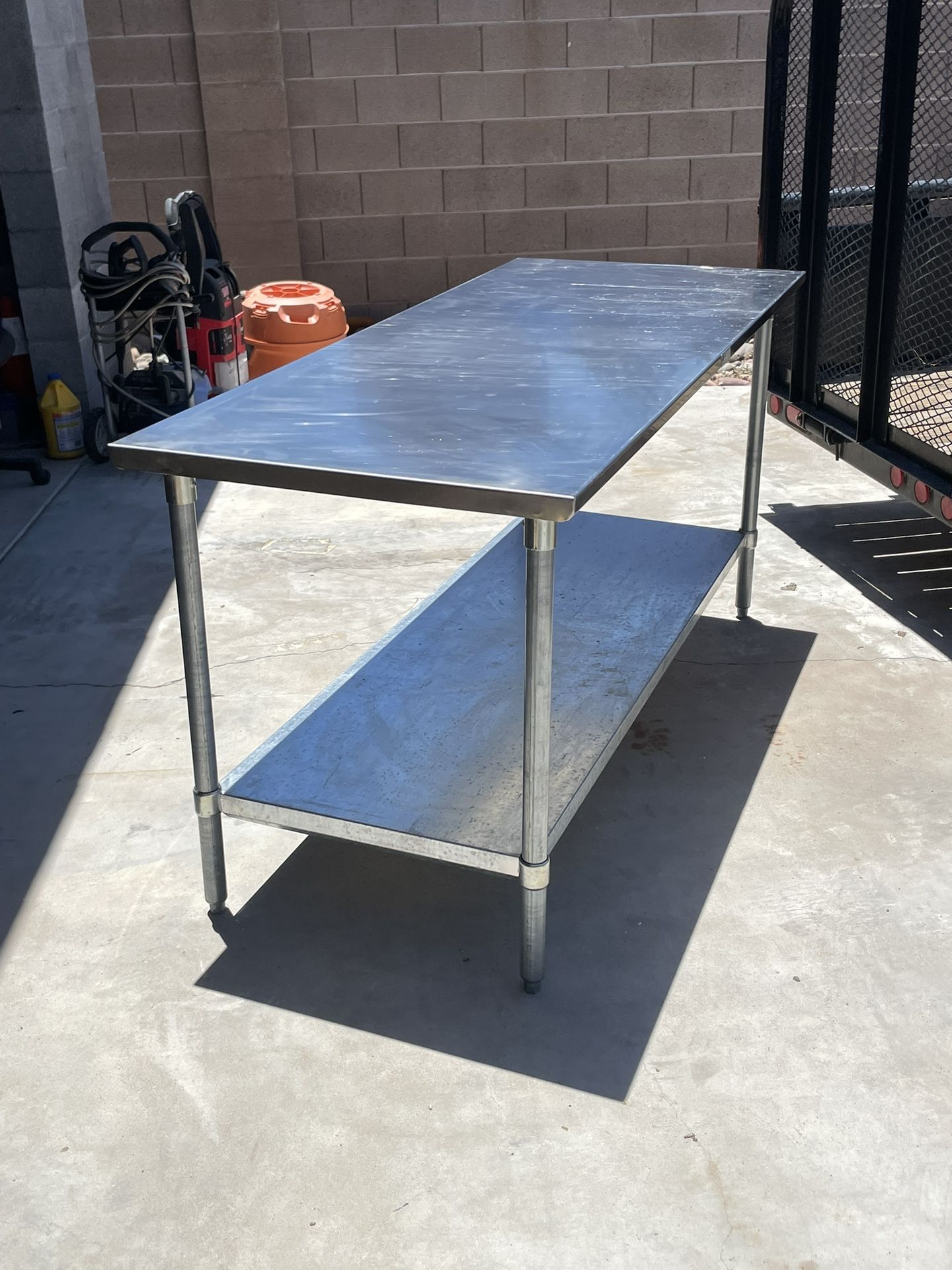 Stainless Steel Commercial Kitchen Workable 30x72x36 High John Boos 16 ga,New Products : American Fashion Style Bags On Sale