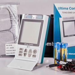 Ultima Combo TENS & EMS Unit Full Kit + BONUS Extra Pads