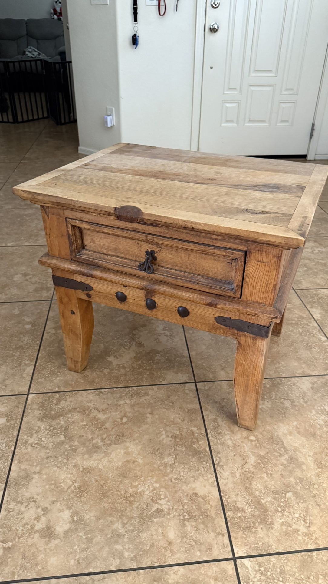 2 Wood End Tables