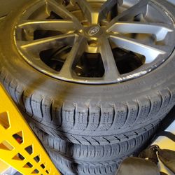 Blizzak Snow Tires, 245/40r18 On WRX OEM Rims