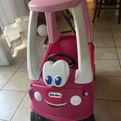Pink Little Tikes Kids Car
