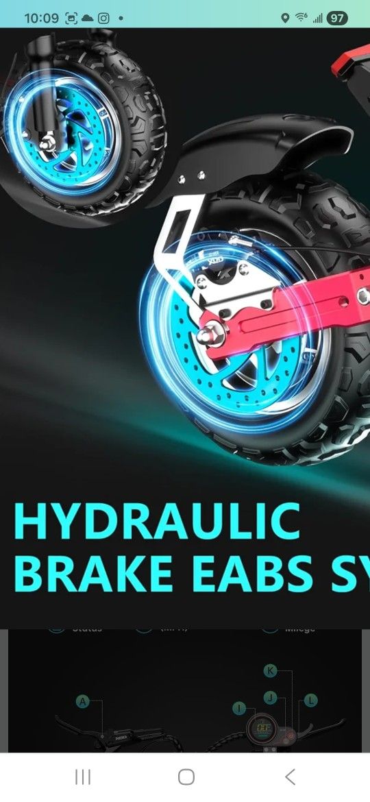 Electric Scooter... 11inch Tire