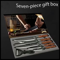 New 7 Piece Knife Set