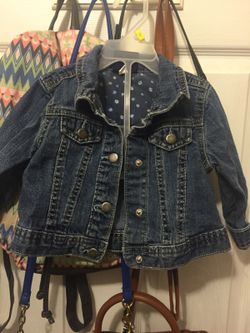 Jean jacket- size 2T