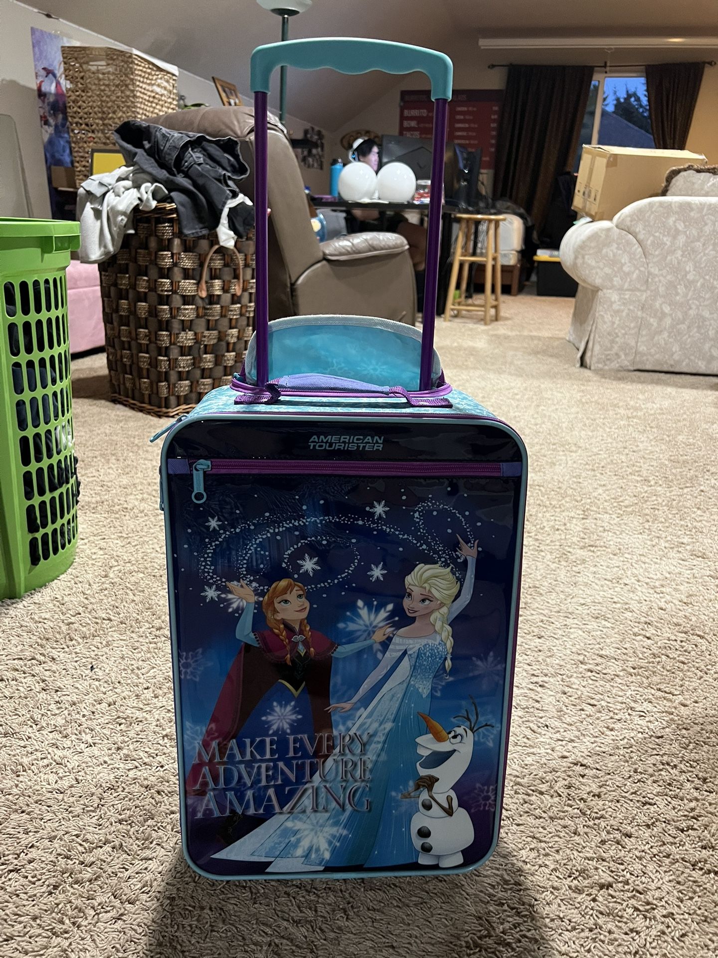 American Tourister Children’s Elsa And Anna Carry On Luggage