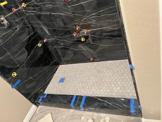 Shawer patio’s cover concrete