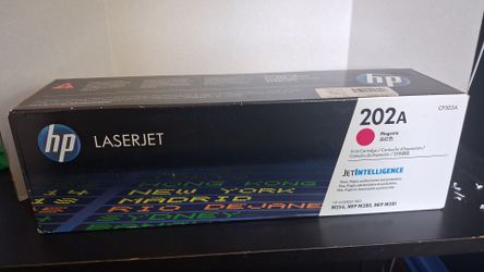 New HP 202A Magenta Original LaserJet Toner Cartridge, CF503A