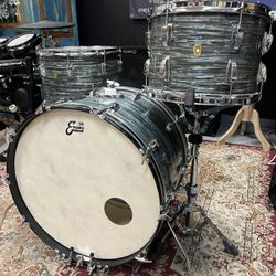 Ludwig Blue Oyster 3pc Drum Set 1966