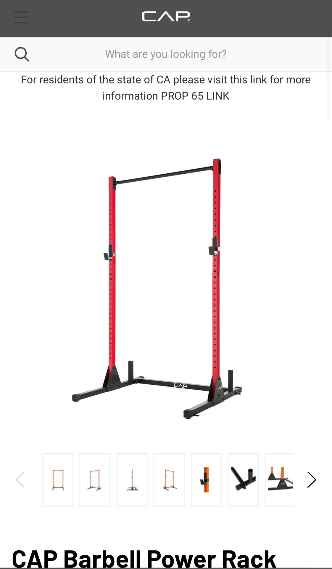 Cap Power Rack