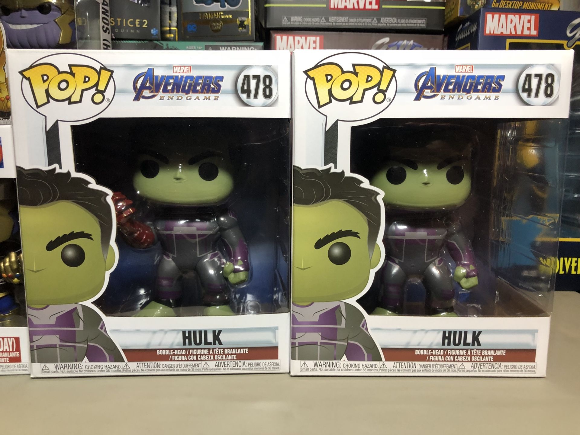 Funko POP Avengers Marvel EndGame Hulk 6inch Action Figure Collectible