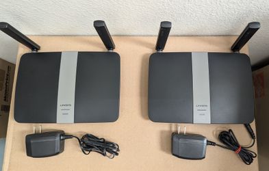 2 Linksys Routers and 1 TB My Book External Hard Drive 
