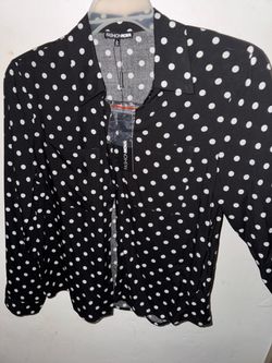 Polka dot long sleeve