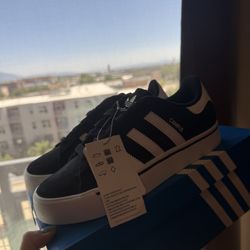 Campus Vulc J - Black and White -  BRAND NEW- Adidas- Men’s Size 4 / Women’s Size 5 