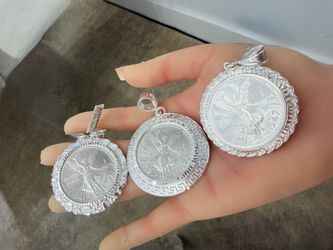 925 Silver Coin with Bezel