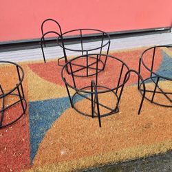 Iron Plant Hangers For Railing or Fence