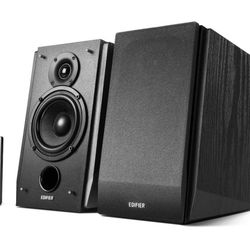 Edifier R1850DB Active Bookshelf Speakers with Bluetooth and Optical Input - 2.0 Studio Monitor Speaker - Built-in Amplifier with Subwoofer Line Out 