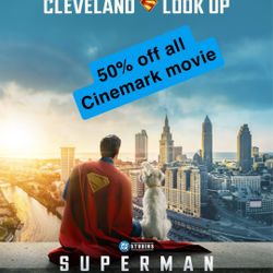 Half Off All Movie Tickets