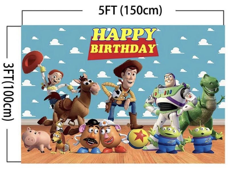 Toy Story Birthday Background