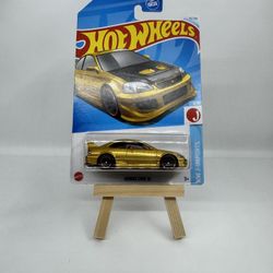HOTWHEELS CIVIC SI ERROR DIFFERENT WHEELS FRONT/REAR W/ PROTECTOR NEW SEALED