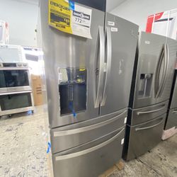 Whirlpool Stainless Steel 4 Door Refrigerator New