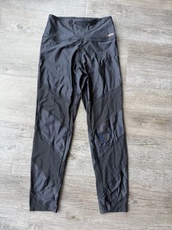 NWOT Victoria’s Secret Pink Leggings Size Small Black With Mesh Athleisure Pants