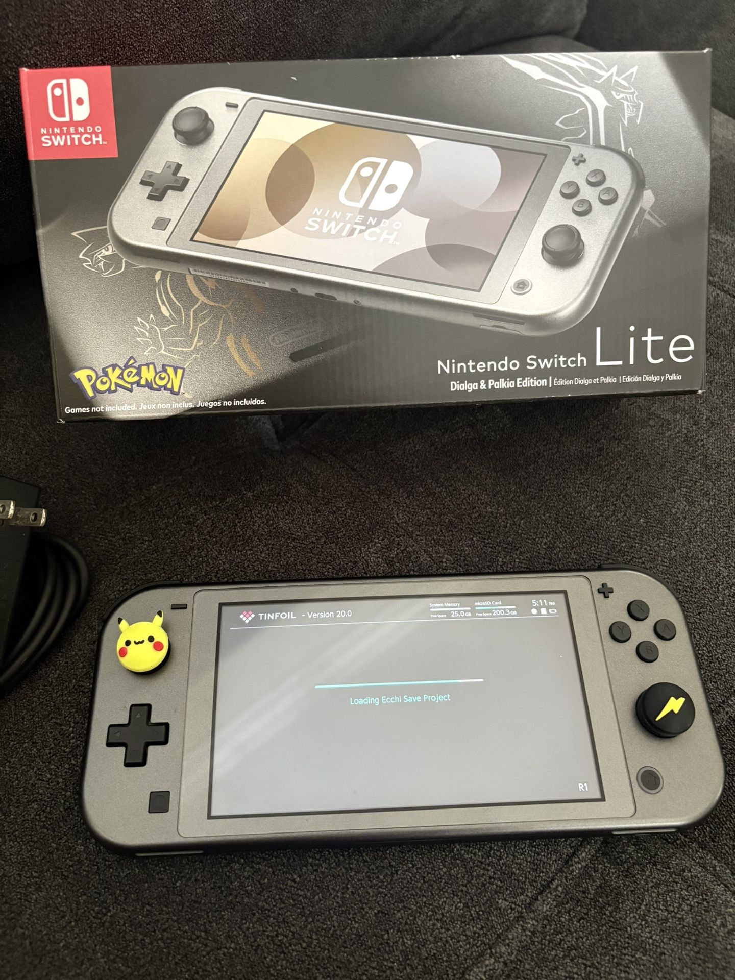 Nintendo Switch Lite Dialga & Palkia Edition with Hekate and atmosphere etc