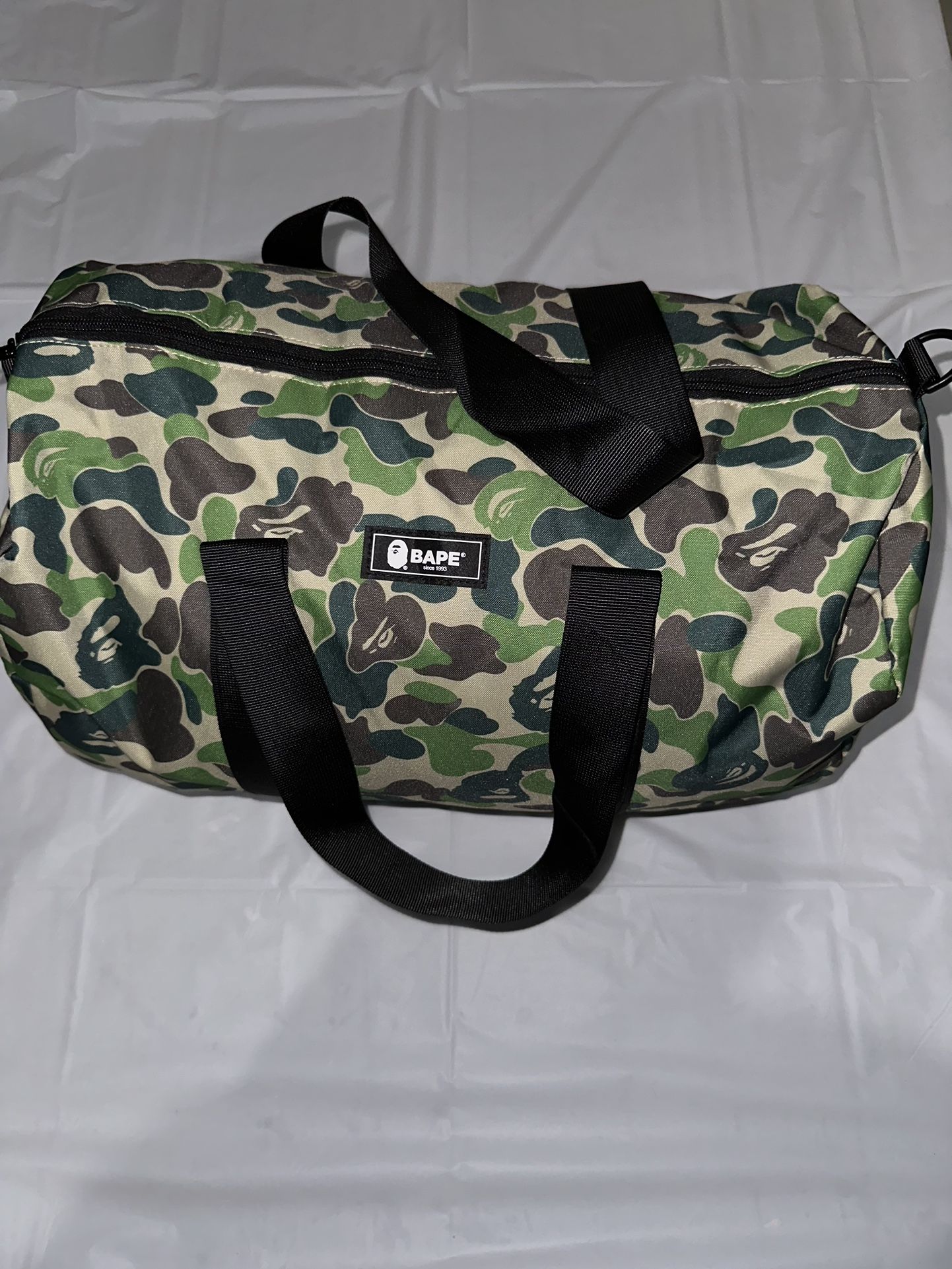 Purple Bape Camo Duffle Bag for Sale by n0tbillie