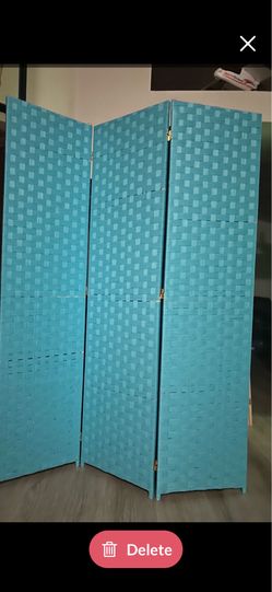 YOUR CHOICE - $70 - NEW 3 PANEL 6’ TALL ROOM DIVIDER