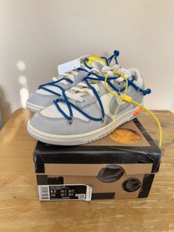 Nike X Off White Dunk Low The Lot “lot 10” Size 8.5