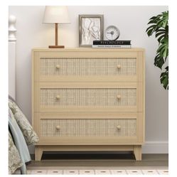 Rattan Dresser/Side Table