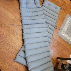 (2) Premium Chaise Lounge Cushions