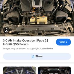 2018 Infiniti Q50 Intake 