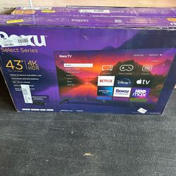 43" Roku 4k Hdr Smart Dolby Tv